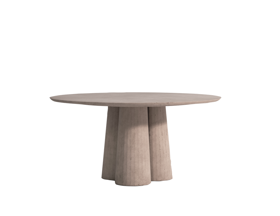 Fusto Dining Table - Rounded shape - Forma&Cemento